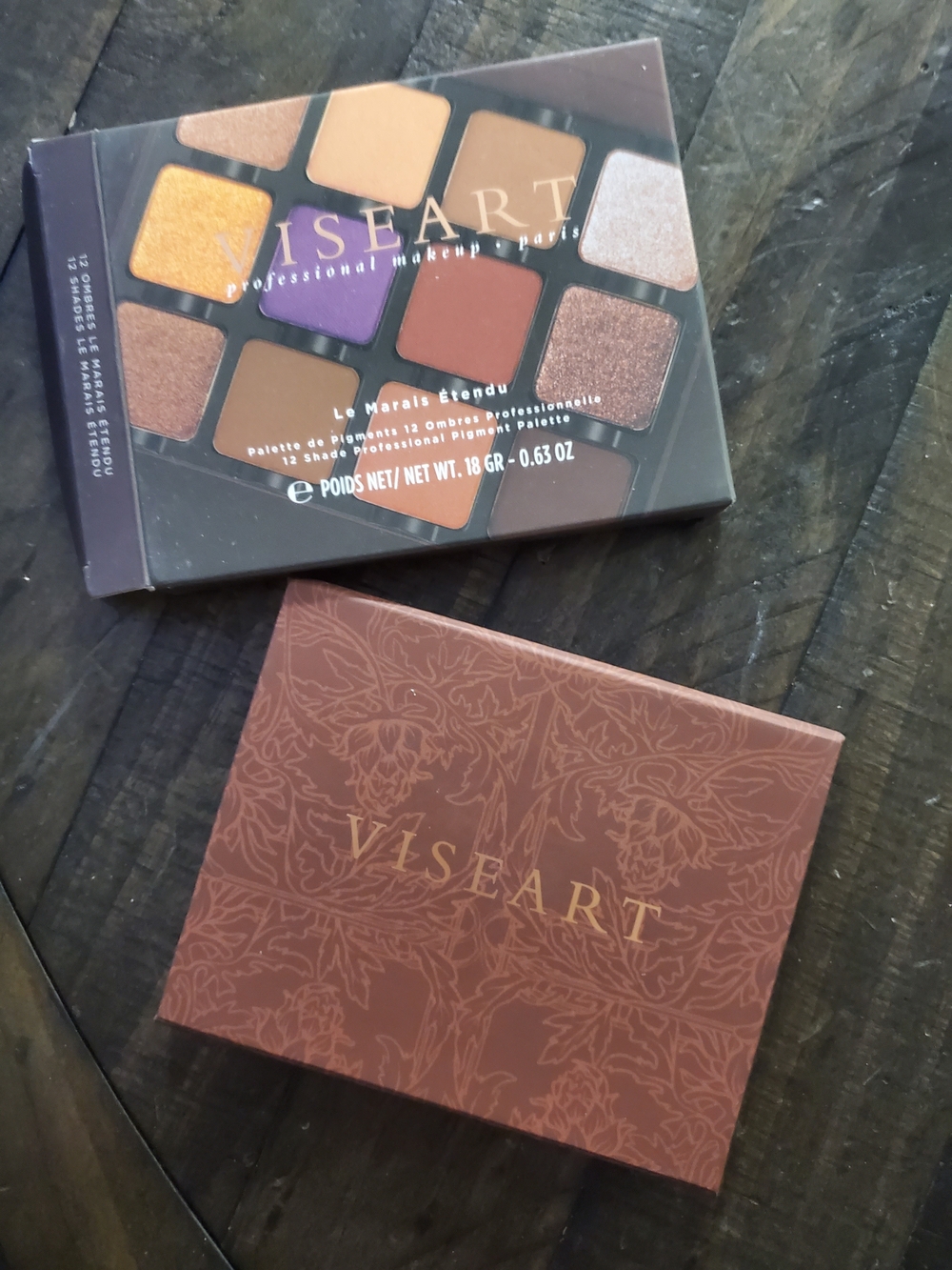Viseart Le Marais Eyeshadow Palette - Warm Brown & Gold Shades